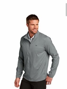Travis‎ Mathew Men's Lightweight Zip Jacket in Gray Surfside Full Zip Size XL